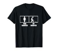 Detección de metales a tu hija My Daughter Funny Dirt Fishing Camiseta