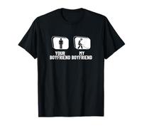 Detección de metales a tu novio Mi novio Pesca sucia Camiseta
