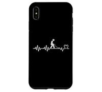 Detección de Metales Latidos del corazón Hombres Mujeres Divertido Pesca De Suciedad Carcasa para iPhone XS MAX