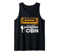 Detección de Metales Martillado Detectorista de Monedas Búsqueda del Tesoro Camiseta sin Mangas