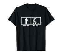 Detección de metales para tu padre, mi padre e hija, divertida pesca en tierra Camiseta