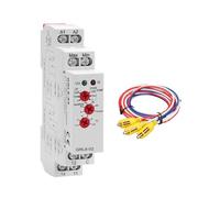 Detección del nivel de líquido a 1 o 2 polos Sensor de nivel de agua, GRL8-02 AC/DC 24-240V Sensibilidad ajustable con sensor, 0.1-10s Para el monitoreo del líquido