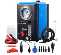 Detectador de Fuga de Humo EVAP, DC 12V con Manómetro, Caudal 15 L/min | Máquina de Fugas de Humo para Coche con Bomba de Aire Integrada, Comprobación de Sistemas EVAP, Admisión y Escape, sin Aceite