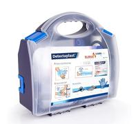 Detectaplast Kit de quemaduras con compresas para quemaduras, gel para heridas, vendajes, guantes, tijeras, compresas de hidrogel estériles y ungüento para quemaduras - Set de quemaduras