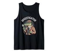 Detective Alligator Meme Investigator Camiseta sin Mangas