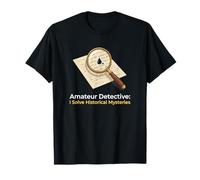 Detective Amateur Resuelvo Misterios Históricos Investigador Camiseta
