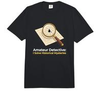 Detective Amateur Resuelvo Misterios Históricos Investigador Comfort Colors Adult Heavyweight T-Shirt