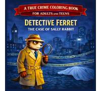 Detective Ferret: The Case of Sally Rabbit A True Crime Coloring Book for Adults and Teens: A True Crime Coloring Book and Mystery Activity Featuring ... Coloring Book Series For Teens And Adults)