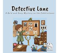 Detective Lane: An Adorable Kawaii Coloring Book for Adults and Teens with Inspector Iris the Detective, Lens the Magnifying Glass, and Shutter the ... Lane for Stress Relief and Mindful Relaxation
