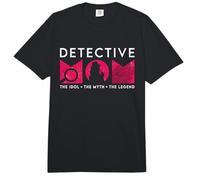 Detective Mamá El Ídolo El Investigador Secretivo Detective Comfort Colors Adult Heavyweight T-Shirt