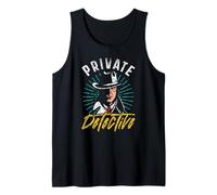 Detective Privado Investigador espía Investigación de Espionaje Camiseta sin Mangas