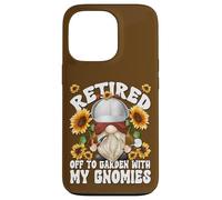 Detective Retirement GNOME Crime Scene Investigator Retired Carcasa para iPhone 13 Pro