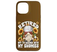 Detective Retirement GNOME Crime Scene Investigator Retired Carcasa para iPhone 15