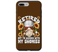Detective Retirement GNOME Crime Scene Investigator Retired Carcasa para iPhone 7 Plus/8 Plus