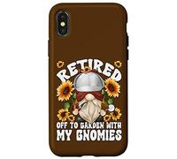 Detective Retirement GNOME Crime Scene Investigator Retired Carcasa para iPhone X/XS
