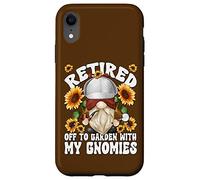 Detective Retirement GNOME Crime Scene Investigator Retired Carcasa para iPhone XR
