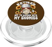 Detective Retirement GNOME Crime Scene Investigator Retired PopSockets PopGrip para MagSafe