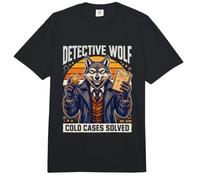 Detective Wolf Casos Resueltos Comfort Colors Adult Heavyweight T-Shirt