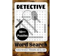 Detective Word Search Puzzle Book: Easy to Read Print | 6 x 9 inches, 144 pages | 70+ puzzles - Gift for Vacations, Holidays, and Relaxing Times