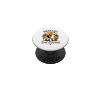 Detectives de Aromas de Beagles en un diseño de misión Muy Importante PopSockets PopGrip Adhesivo