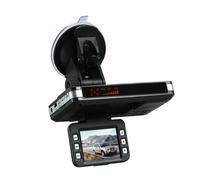 Detector anti radar DVR para coche 2 en 1 720P Velocidad de cámara de tablero con banda completa Botón de silencio