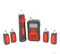 Detector Cables y Tuberias, Finder del probador de cable de red del rastreador de alambre BNC Medir la longitud del cable POE Localizador de línea de traza de prueba de voltaje