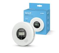 Detector Combinado de Humo y Monóxido de Carbono | Sensor Fotoeléctrico + Sensor Electroquímico de CO | Alarma Dual | Instalación en Techo | Protección Total para el Hogar