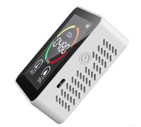 Detector compacto de calidad del aire con sensor infrarrojo, monitor de nivel de dióxido de carbono para espacios industriales de oficina en casa (blanco)