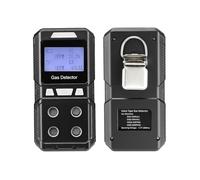Detector de 4 Gases portátil, Monitor multigas Recargable, analizador de Calidad del Aire, medidor de Gas EX O2 H2S CO 4 en 1 de Alta precisión Sensores precisos para una detección rápida