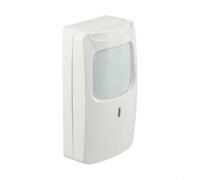 Detector de alarma de puerta y ventana con cable sensor de movimiento PIR de microondas infrarrojo, tecnología dual e inmunidad de mascotas, para seguridad en el hogar, distancia de detección 8-12