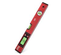 Detector de ángulo de nivelación electrónico digital, pantalla digital ± 0, 1 °, luz nocturna precisa con base magnética para constructores profesionales Nivelación de alta precisión