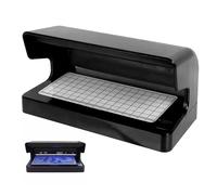 Detector de Billetes Falsos con Luz UV, Prueba de Billetes Detector de Dinero También Verifica Tarjetas de Crédito y DNI, Detectores de Dinero Portátil con Lámpara UV de 6W para Todo Tipo de Divisas