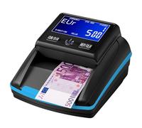 Detector de Billetes Falsos de Mano, STANEW Batería Recargable del Contador de Divisas Incluida,Detector profesional anti-falsificación, detector de billetes de banco, LCD, diseño negro y Azul