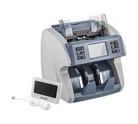 Detector de billetes falsos en efectivo comercio comercial contador dinero con 5 fuctiones falsificadas for euro USD AUD Tiendas bancos(Counter-LCD)