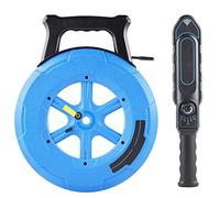Detector de bloqueo de tuberías, detector de tuberías de sensibilidad ajustable de 40 m, escáner de tuberías de pared para tuberías de agua de metal de PVC, herramienta de obstrucción de tuberías de