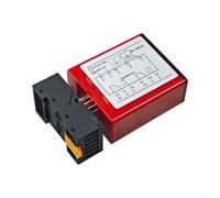 Detector de bucle de vehículo de un solo canal AC240V Sensibilidad ajustable para vehículos de cama alta Salida de pulso Anti-interferencia Puerta de estacionamiento Control de entrada Rojo