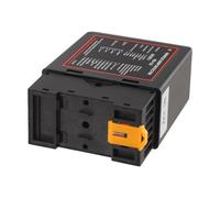 Detector de bucle inductivo para puertas automáticas y sistemas de acceso al aparcamiento, 12 V/24 V CC o 115/230 V CA, carcasa ABS (78 x 40 x 108 mm), frecuencia 20-170 kHz, sensibilidad de 4 niveles