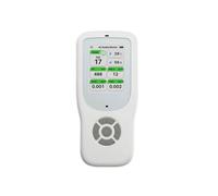 Detector de Calidad del Aire 9 en 1 con Soporte Medidor de Aire en Tiempo Real Prueba PM1.0 PM2.5 PM10 CO 2 HCHO Temperatura Humedad con Alerta