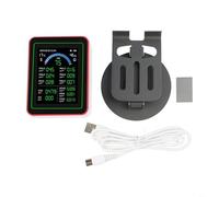 Detector de calidad del aire interior para oficina en casa 18 en 1 PM25 y PM10 Contador de partículas TVOC Gas Sensor Analizador digital Medidor de humedad portátil Registrador de datos Monitor de