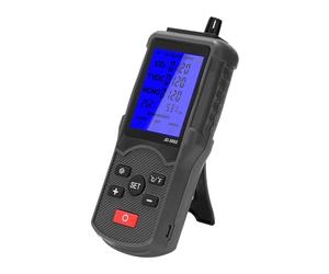 Detector De Calidad Del Aire JD-3002, Dispositivo Medición Temperatura Y Humedad, CO2, HCHO, TVOC, Analizador Multifuncional Monitorización Precisa Tiempo Real(Paper box)