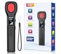 Detector de cámara espía LED mejorado con 4 modos y 9 niveles de señal; detector de cámara oculta con 8 niveles de sensibilidad, rastreador GPS y detector; adecuado para su uso en hoteles, cuando