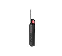 Detector de cámaras ocultas, antiespía, rastreador GPS portátil para viajes, hoteles y coches, color negro.