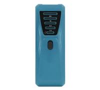 Detector de campo magnético Alta sensibilidad 5 Indicadores LED Medidor EMF Probador de radiación electromagnética para electrodomésticos de oficina en casa Material ABS ABS (Cian)