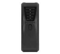 Detector de campo magnético Alta sensibilidad 5 Indicadores LED Medidor EMF Probador de radiación electromagnética para electrodomésticos de oficina en casa Material ABS ABS (Negro)