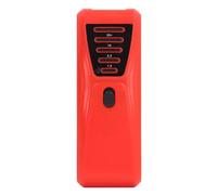 Detector de campo magnético Alta sensibilidad 5 Indicadores LED Medidor EMF Probador de radiación electromagnética para electrodomésticos de oficina en casa Material ABS ABS (Rojo)