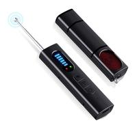 Detector de chinches RF inalámbrico, detector de cámara oculta, 5 niveles de sensibilidad, antiespionaje, detector de cámara oculta, detector de señal RF, para localizador GPS, oficina, hotel