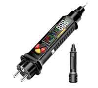 Detector de circuito - con pantalla LED y detección luminosa | Detector de circuitos eléctricos de 2 a 300 V - para coche de camping y caravana