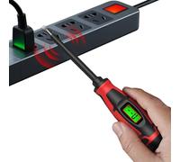 Detector de circuito LCD retroiluminado multifunción digital de voltaje | Destornillador inteligente de inducción NCV y de contacto | Rango de identificación en / neutral de 6-390 V