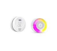 Detector de CO WiFi Tuya Home con Alarma Audible y Visual, Sensor de Monóxido de Carbono de Alta Sensibilidad, Enchufe de la UE.