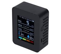 Detector de CO2 LCD TVOC HCHO, Detección en Tiempo Real, Diseño Compacto, Pantalla Precisa, Medidor de Monitor de Calidad del Aire, para Cultivo Agrícola, Cultivo de Invernadero
